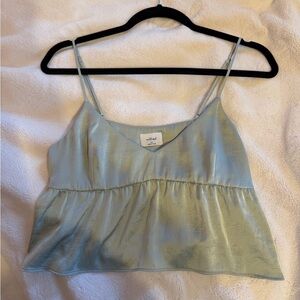 Wilfred Sky Green Dusk Satin Camisole